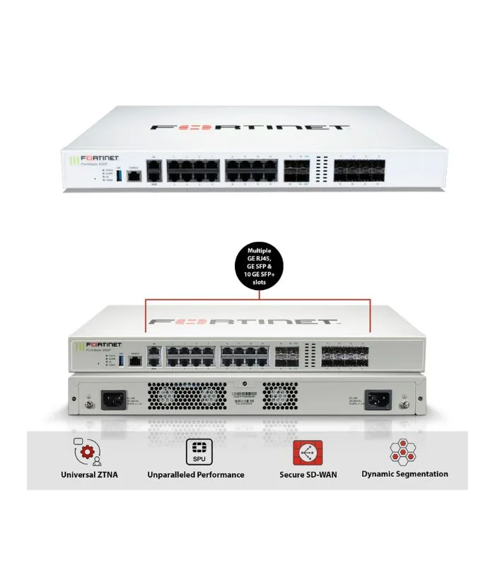 Firewall Fortinet FortiGate 200F, FG-200F - SAM Store Pro