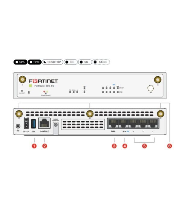 Firewall Fortinet FortiGate 50G-5G, FG-50G-5G