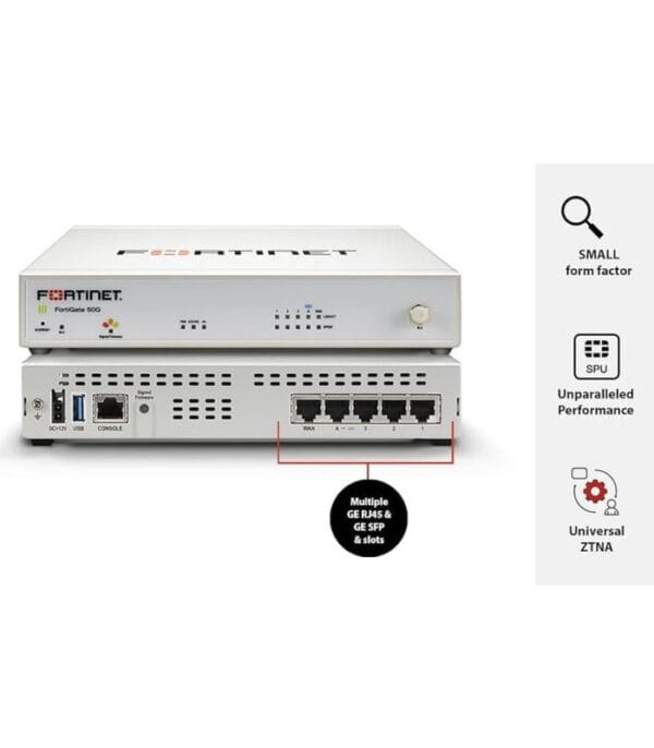 Firewall Fortinet FortiWiFi 50G, FWF-50G-A
